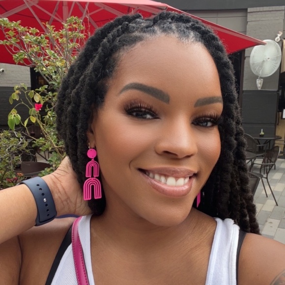 Steel Double Arch Filigree Earrings - Picture 2 of 2